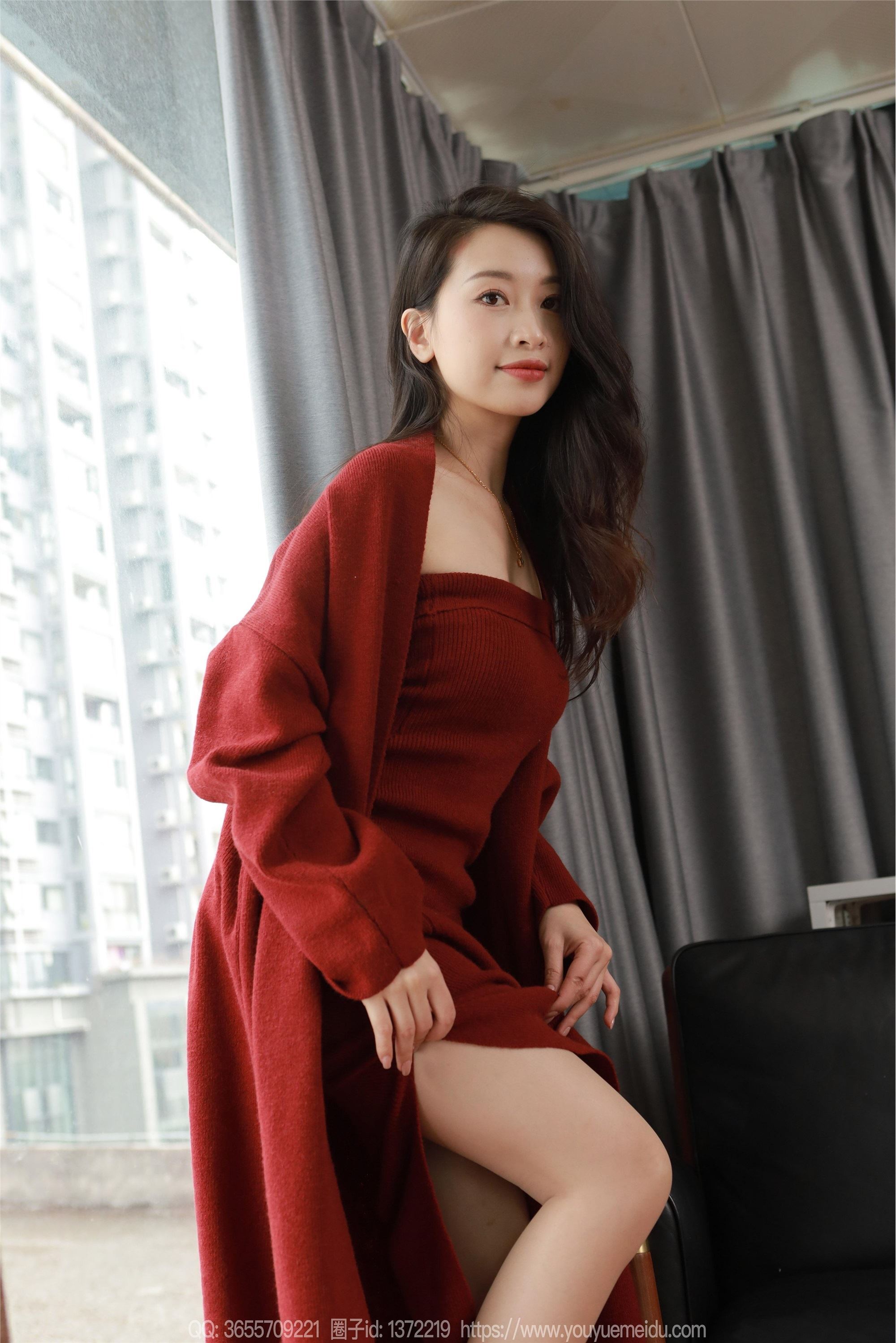 IESS异思趣向  2025.01.31 丝享家 1965 小婕《红色针织裙（下）》